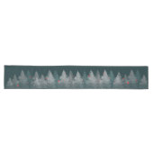 Rustische Winter Kerstbomen Tafel Runner Lange Tafelloper (Horizontaal)