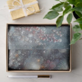 Rustische Winter Konijn Kerstmis Bos Decoupage Tissuepapier (Geschenk)