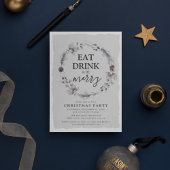 Rustische Winterfeest met kerstfeest Kaart