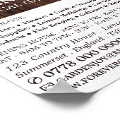 Rustische zonnebloem, tuincentrum, tuinbouwkundige poster (Hoek)