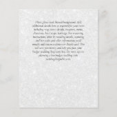 Rustische zonnebloemen Eucalyptus Greenery Wedding Flyer (Achterkant)