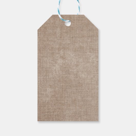 Rustische zonnesbloem Daisies Birthday Party Name Cadeaulabel (Achterkant)