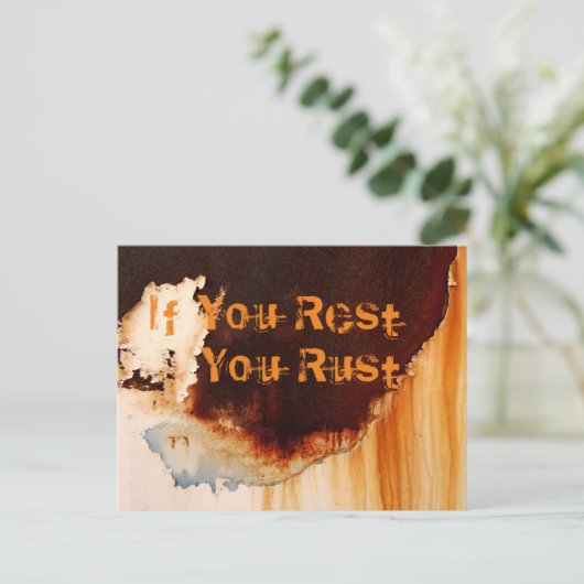  rustkunst — uniek briefkaart (Staand voorkant)