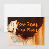 rustkunst — uniek briefkaart (Voorkant / Achterkant)