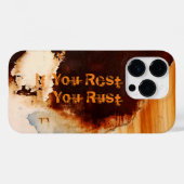 rustkunst — uniek Case-Mate iPhone case (Achterkant (horizontaal))