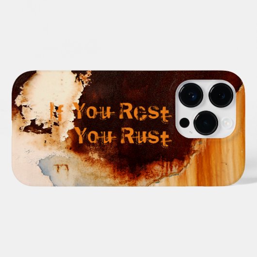 rustkunst — uniek Case-Mate iPhone case (Achterkant (horizontaal))