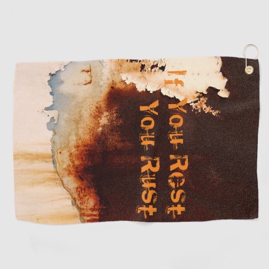  rustkunst — uniek golfhanddoek (Horizontaal)