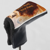rustkunst — uniek golfheadcover (3/4 voorkant)