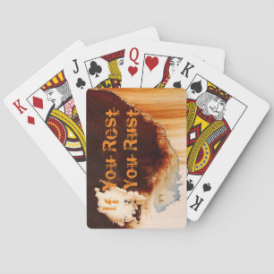  rustkunst — uniek pokerkaarten