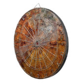 Rustkunstkarton Dartbord (Voorkant Rechts)