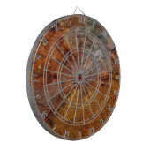 Rustkunstkarton Dartbord (Voorkant Links)