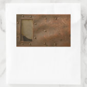 Rustlashelm Rechthoekige Sticker (Tas)