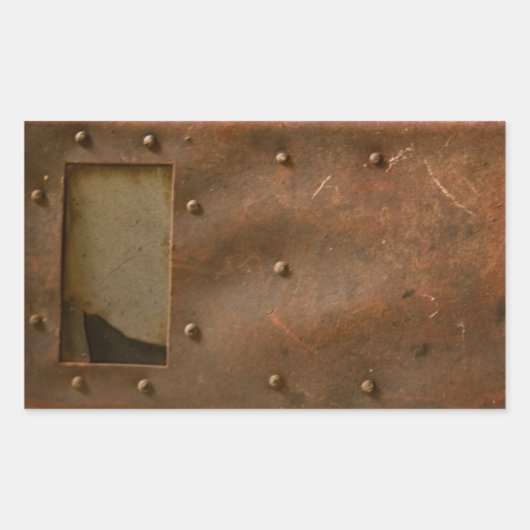 Rustlashelm Rechthoekige Sticker (Voorkant)