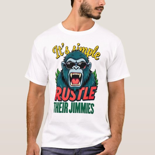 Rustle hun Jimmies T-shirt (Voorkant)
