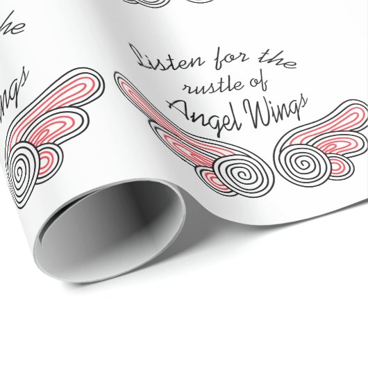 Rustle of Angel Wings Cadeaupapier (Rol Hoek)