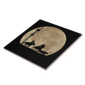 Rustler's Moon Roping Cowboys Tegeltje (Zijkant)