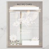 Rustlic country Recipe Insert (Achterkant)