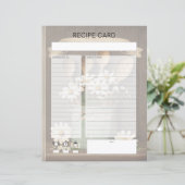 Rustlic country Recipe Insert (Staand voorkant)