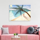 Rustling Palm 2004 Canvas Afdruk (Insitu (Woonkamer))
