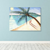 Rustling Palm 2004 Canvas Afdruk (Insitu (Houten vloer))