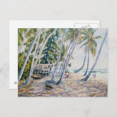 Rustling Palms Zanzibar 2002 Briefkaart (Voorkant / Achterkant)