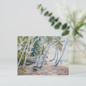 Rustling Palms Zanzibar 2002 Briefkaart (Staand voorkant)