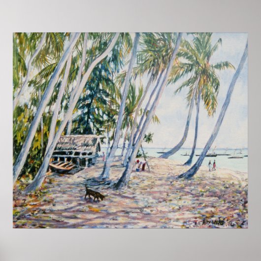 Rustling Palms Zanzibar 2002 Poster (Voorkant)