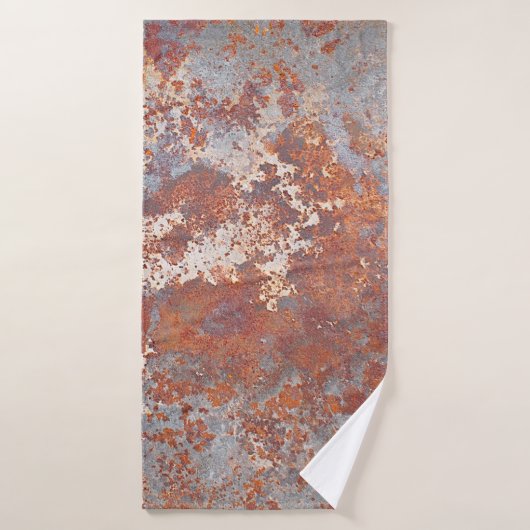 Rustmetalen achtergrond badhanddoek (Badhanddoek)