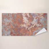 Rustmetalen achtergrond badhanddoek (Badhanddoek)