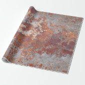 Rustmetalen achtergrond cadeaupapier (Uitgerold)