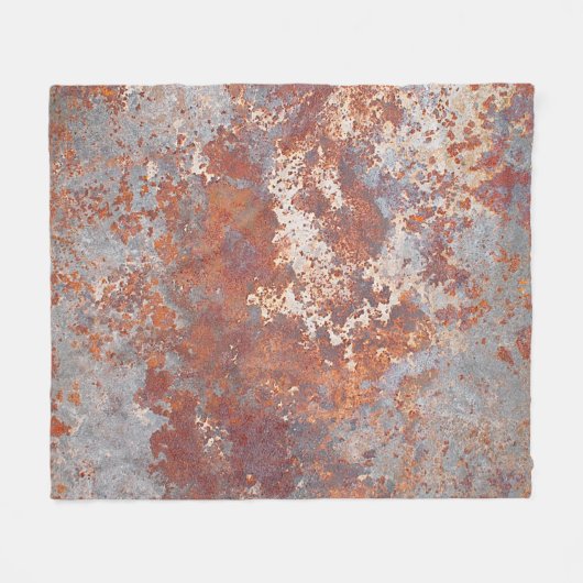 Rustmetalen achtergrond fleece deken (Voorkant (Horizontaal))