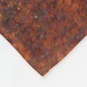 Rustmetalen achtergrond fleece deken (Hoek)