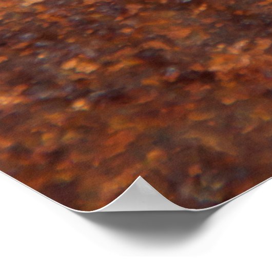 Rustmetalen achtergrond poster (Hoek)