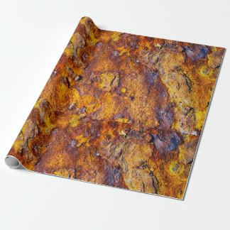 Rustmetalen oppervlak cadeaupapier