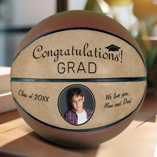 Rusto Congratulaties Afstudeerfoto Basketbal