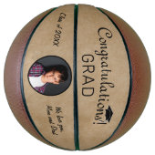 Rusto Congratulaties Afstudeerfoto Basketbal (Verticaal)