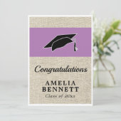 Rusto Congratulaties Afstudeerhoed Afstuderen Kaart (Staand voorkant)