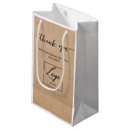 Rusto logo Kraft Ambachtelijk met liefde dank je Klein Cadeauzakje