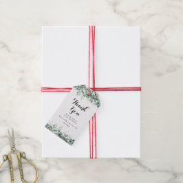 Rustoce Botanische Eucalyptus Groene Huwelijk Cadeaulabel