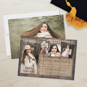 Rustoce foto collage houten slingerlichtjes afstud kaart