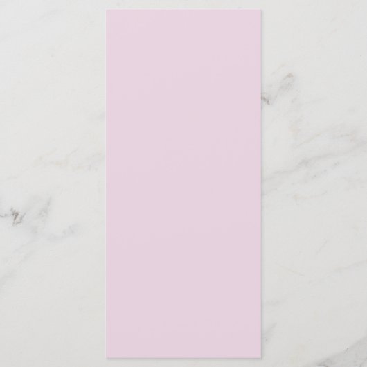 Rustoce Roze Waterverf Bruiloftsmenu Menu (Achterkant)