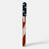 Rustoek Amerikaanse Vlag Houtstructuur Patriottisc Case-Mate iPhone Case (Achterkant / Rechts)