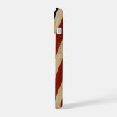 Rustoek Amerikaanse Vlag Houtstructuur Patriottisc iPhone 15 Case (Linkerkant)