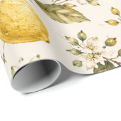 Rustoek Patroon Citrus Verpakpapier Cadeaupapier (Rol Hoek)
