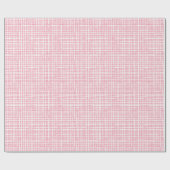 Rustoek Weefpatroon Modern Mooie Roze Cadeaupapier (Vlak)