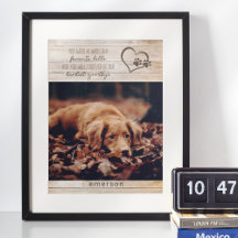 Rustoïde huisdierhond-herdenkingsfoto