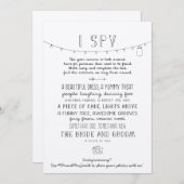 Rustoieke bewerkbare Instagram-huwelijksspionagega (Voorkant / Achterkant)