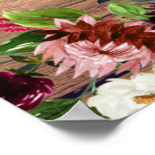 Rustoise Boerderijplank Bloemstuk Blank XL Doe-Het Poster (Hoek)