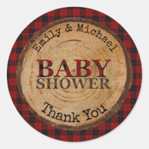 Rustoise Buffalo Plaid Babyshower Persoonlijk
