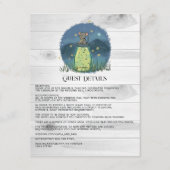 Rustoise Muis Vuurvlieg Mason Pot Gastdetails Informatiekaartje (Voorkant)